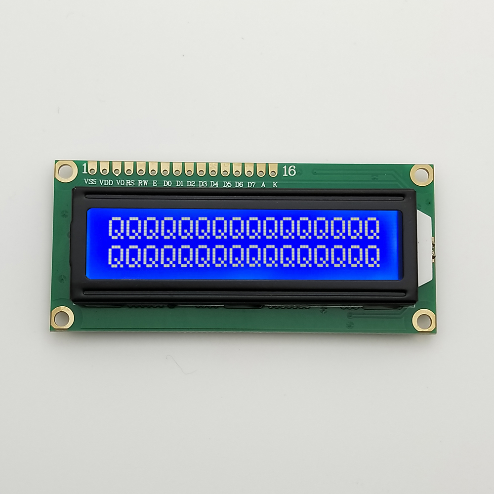 16x2 Character LCD GY1602A STN Blue Negative Display LCD Screen Module 1602