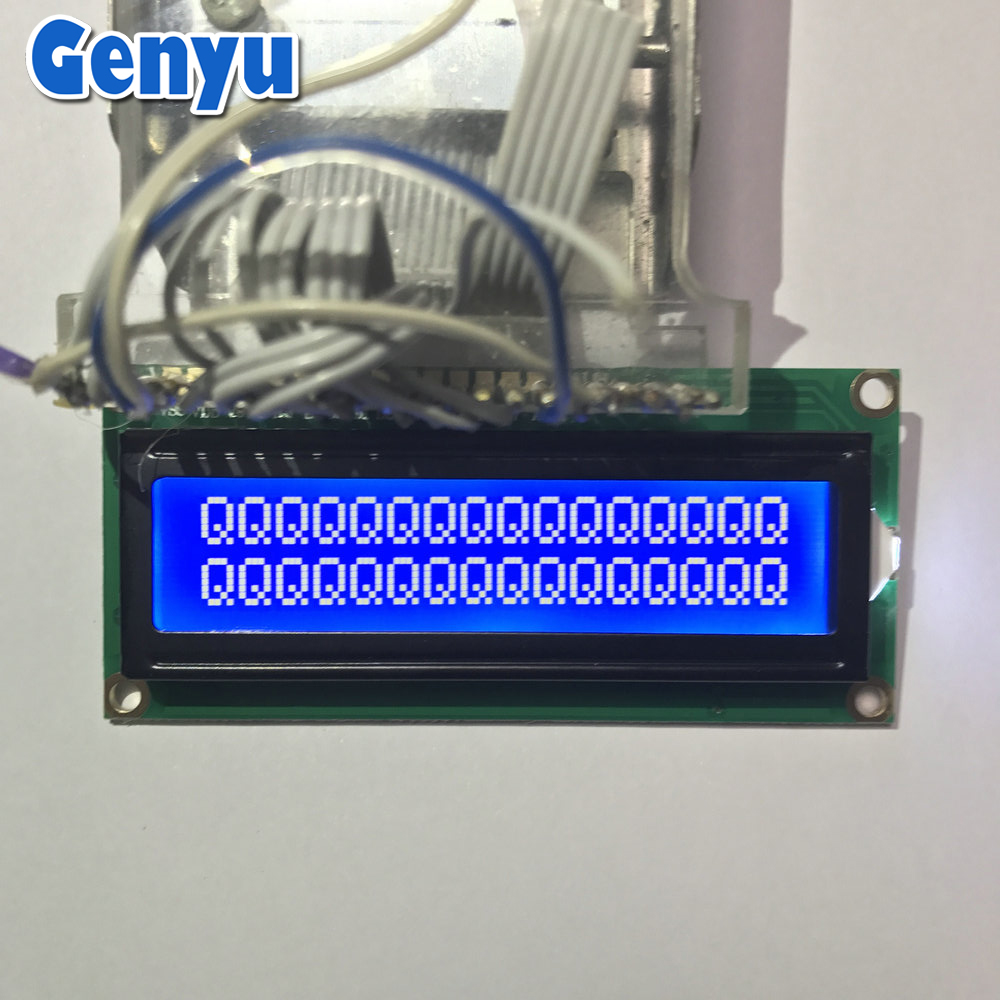 16x2 Character LCD GY1602A STN Blue Negative Display LCD Screen Module 1602