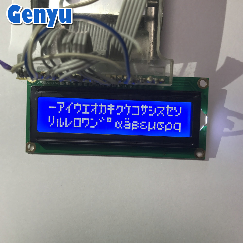 16x2 Character LCD GY1602A STN Blue Negative Display LCD Screen Module 1602