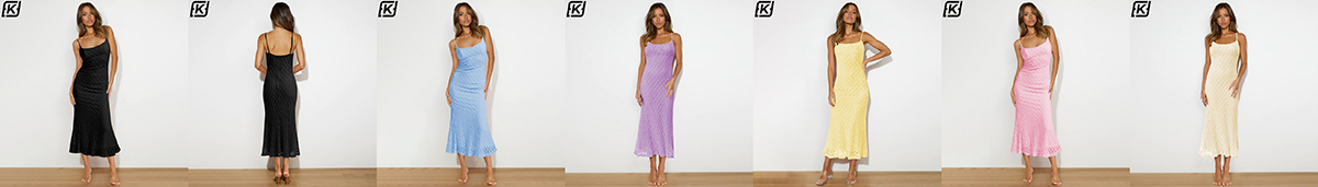 Lace patchwork women's halter dress