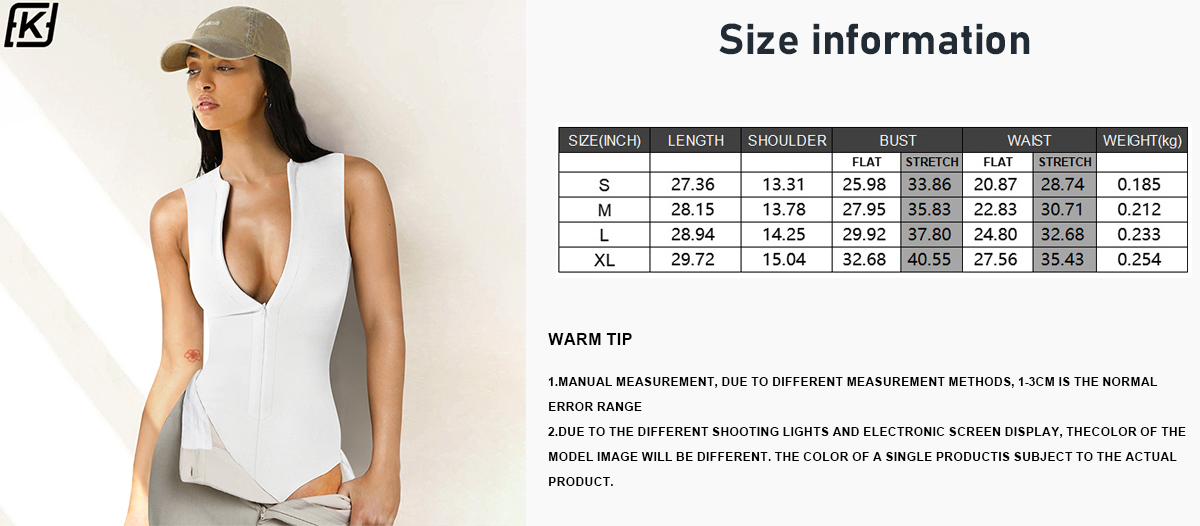 Tight knit women's jumpsuit zipper top