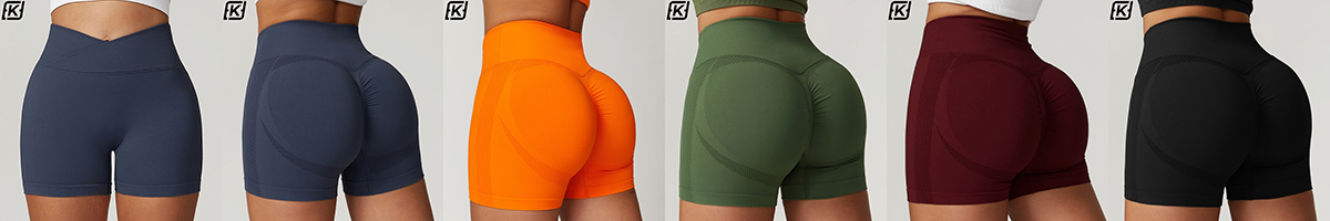 Butt lift seamless tight yoga shorts