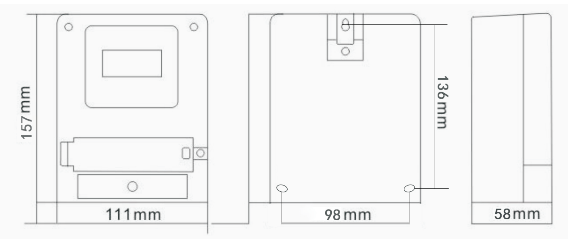 DDS5688-Single Phase Electronic LCD Energy Meter (Transparent Shell)