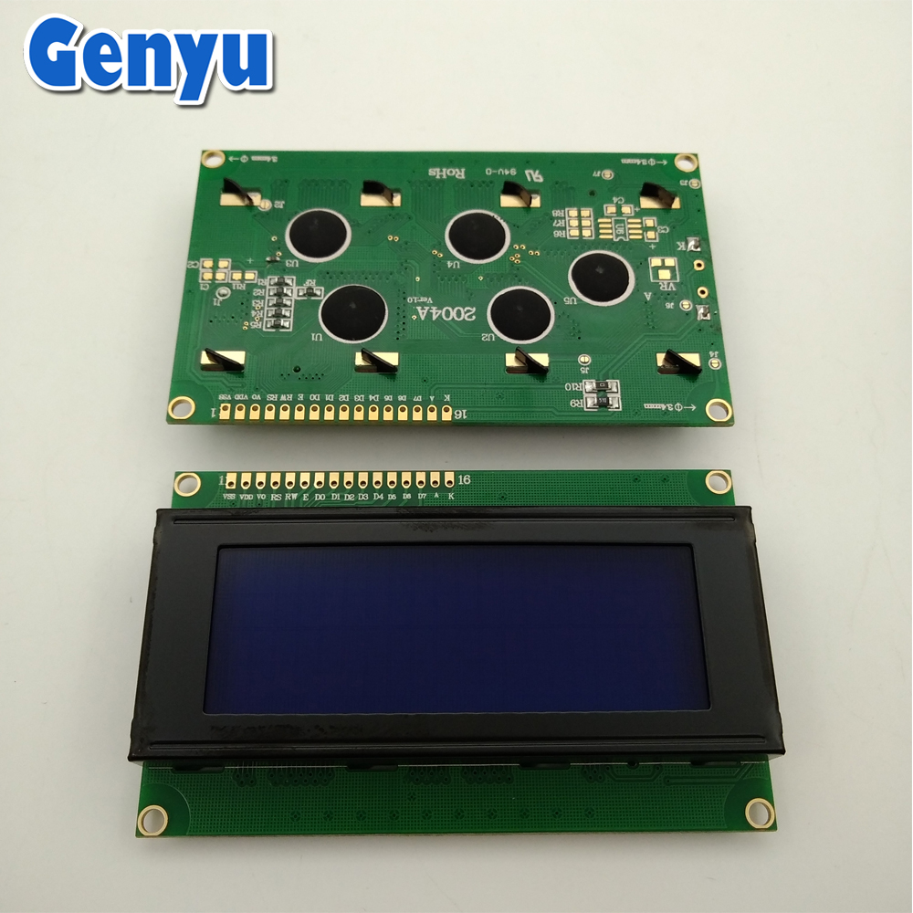 2004 Character STN Blue LCD 20x4 dots Monochrome LCD Display Module