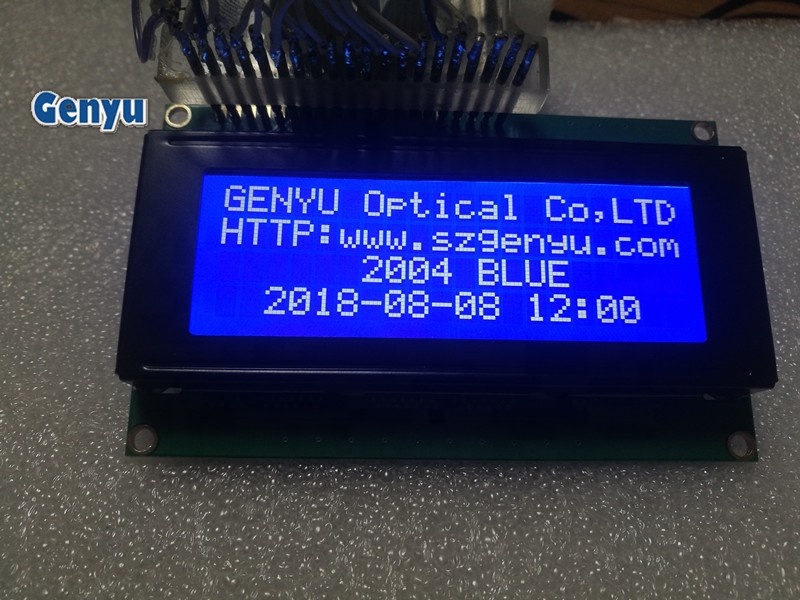 2004 Character STN Blue LCD 20x4 dots Monochrome LCD Display Module