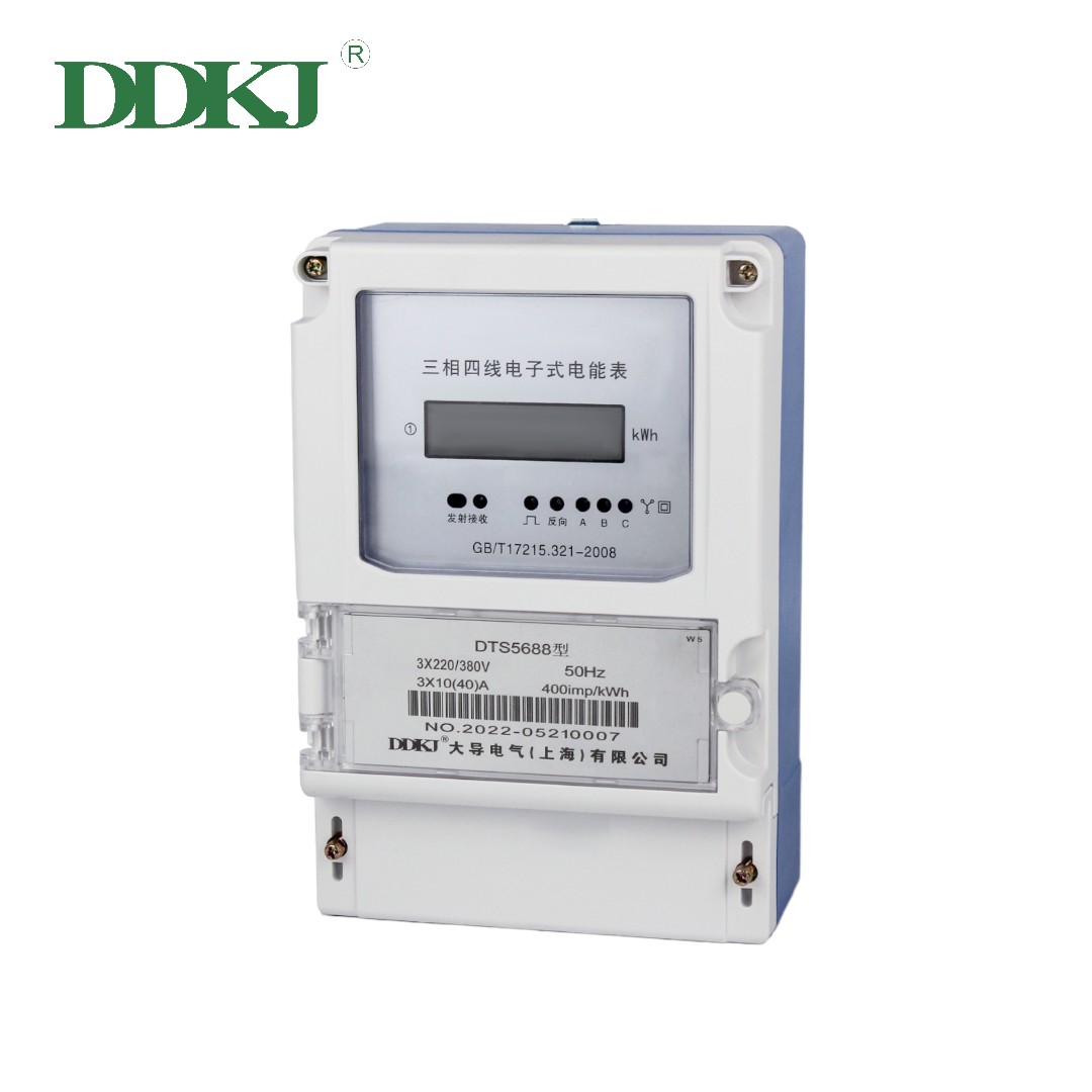 DTS5688-Three-phase Four-wire Electronic Energy Meter LCD