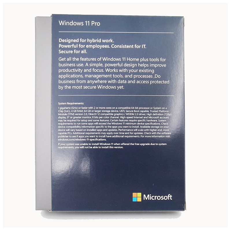 Microsoft Windows 11 Pro USB Retail Box 