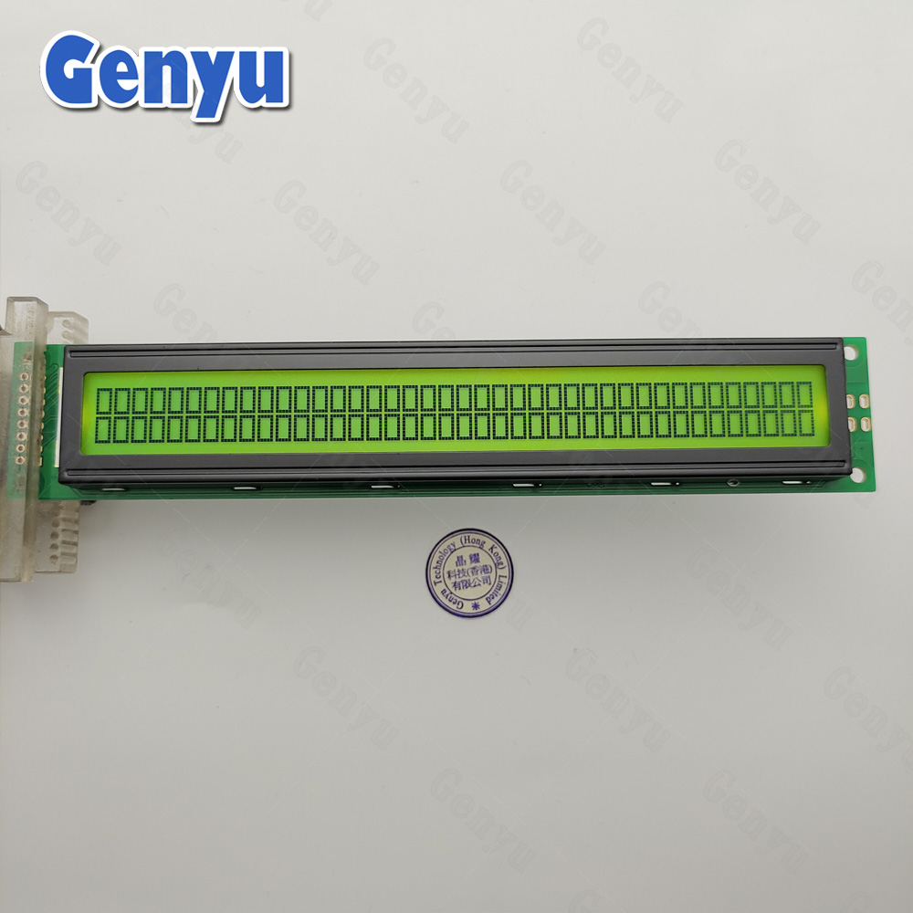 STN Yellow Green 4002 Character Monochrome LCM Screen 40x2 LCD Display Module