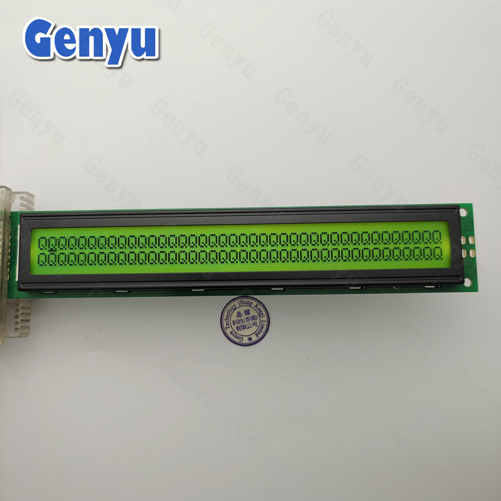 STN Yellow Green 4002 Character Monochrome LCM Screen 40x2 LCD Display Module