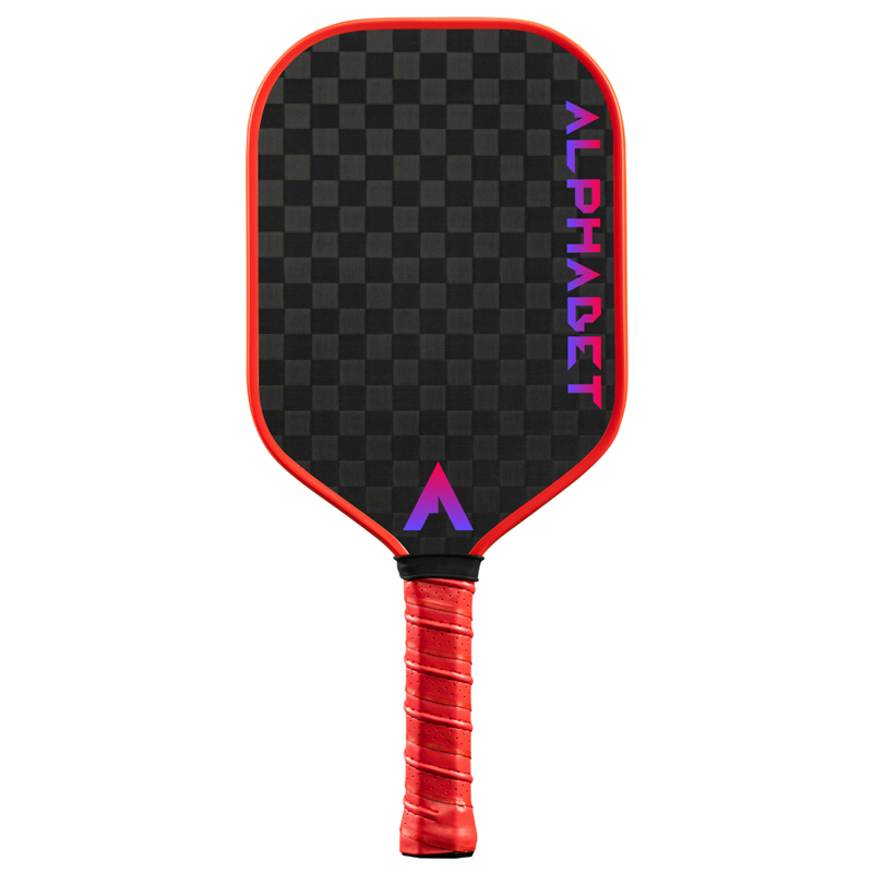 18K Elongated Handle Rough Skin Carbon Fiber Pickleball Paddle