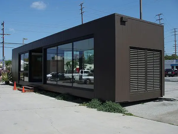 Steel Structure Expandable Mobile Container House Customization For Worker Living Or Office