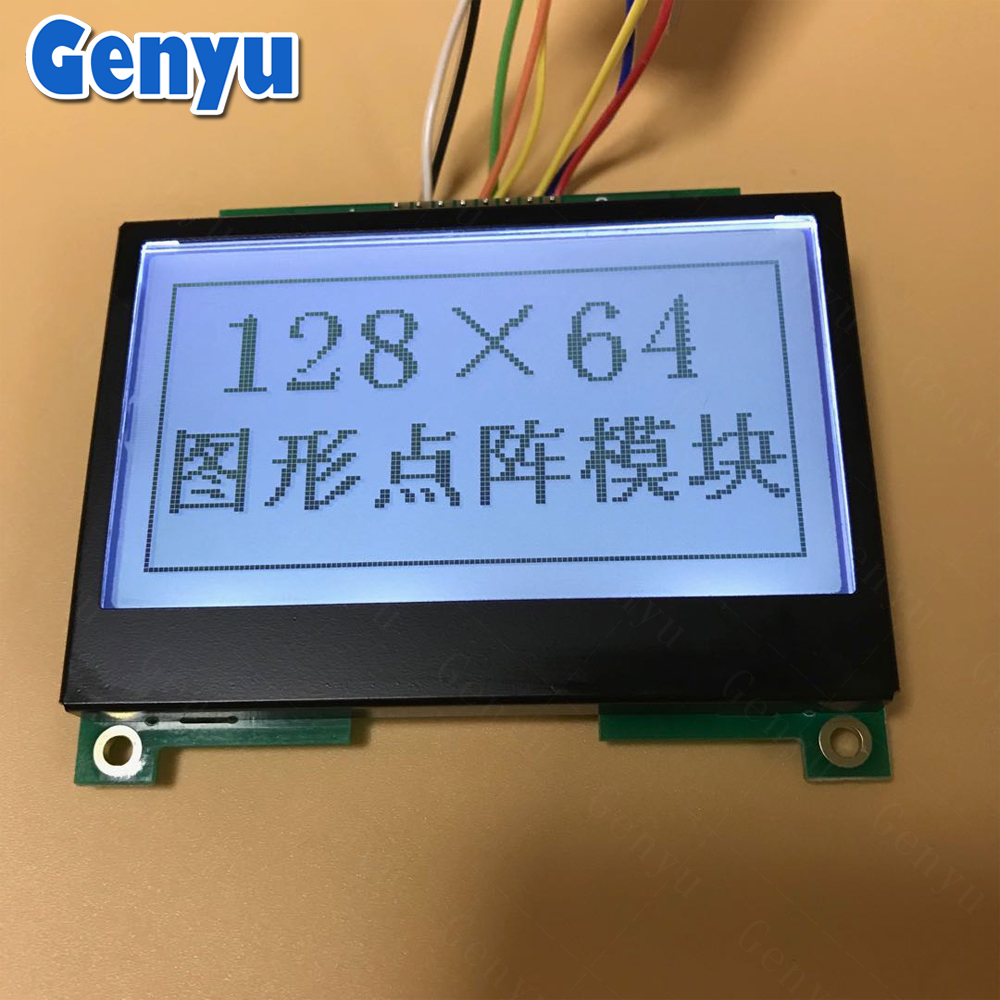 Custom COB 128x64 Dot Matrix LCD Fstn Positve 12864 Graphic LCD Display Module