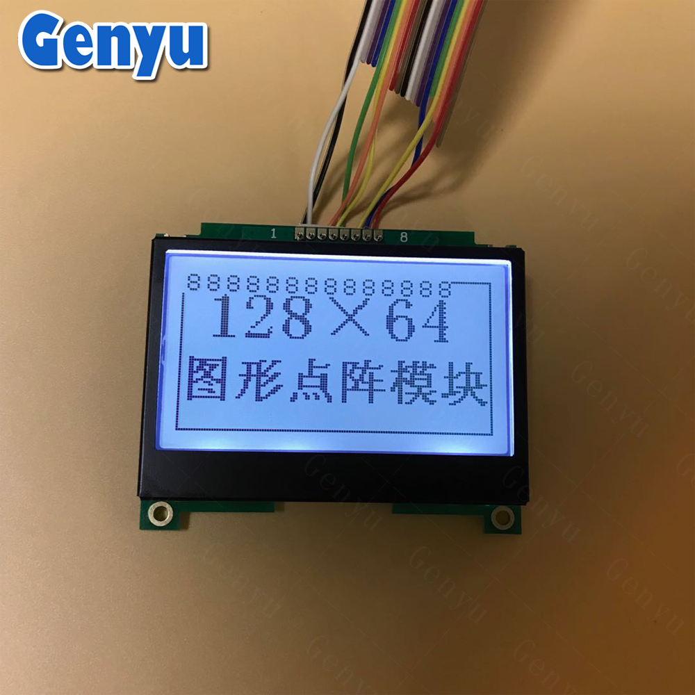 Custom COB 128x64 Dot Matrix LCD Fstn Positve 12864 Graphic LCD Display Module