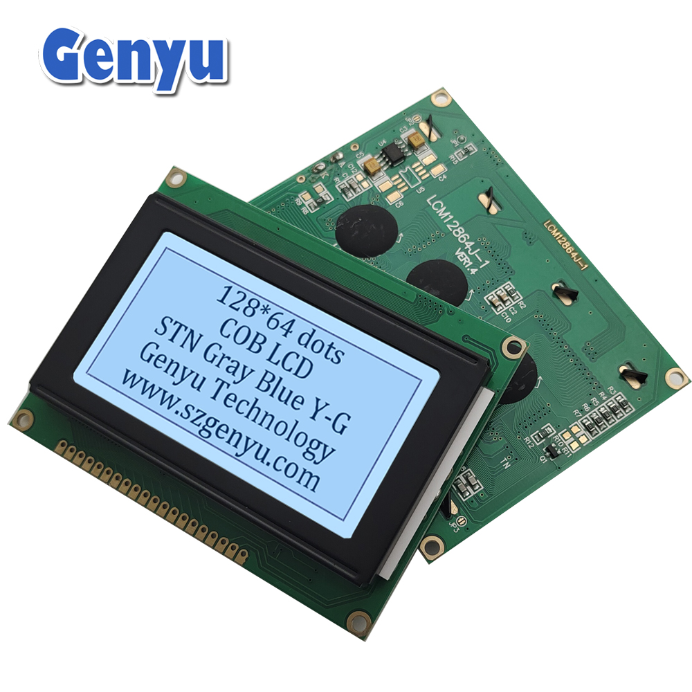 93x70mm 128x64 Dot Matrix COB Display Module 12864 LCM Graphic LCD KS0108 LCD