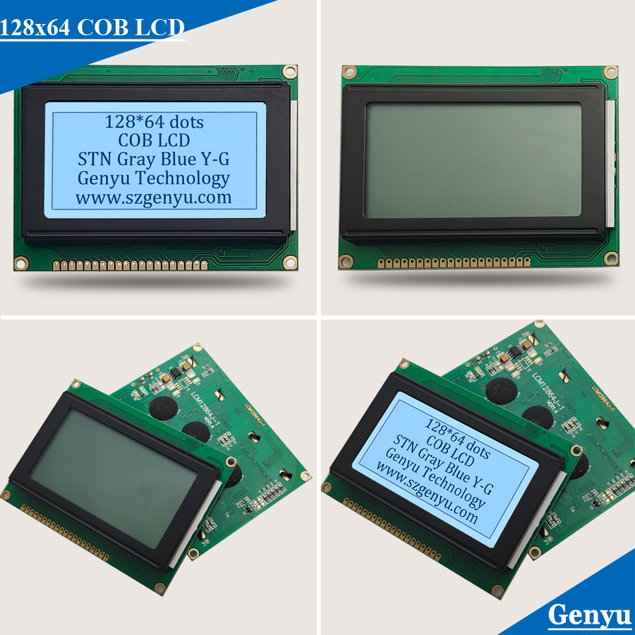 93x70mm 128x64 Dot Matrix COB Display Module 12864 LCM Graphic LCD KS0108 LCD