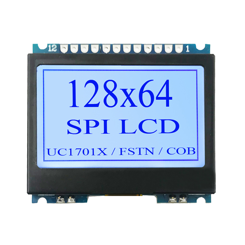 44x48mm Custom COB 128x64 Monochrome FSTN Positve 12864 LCD Display Module