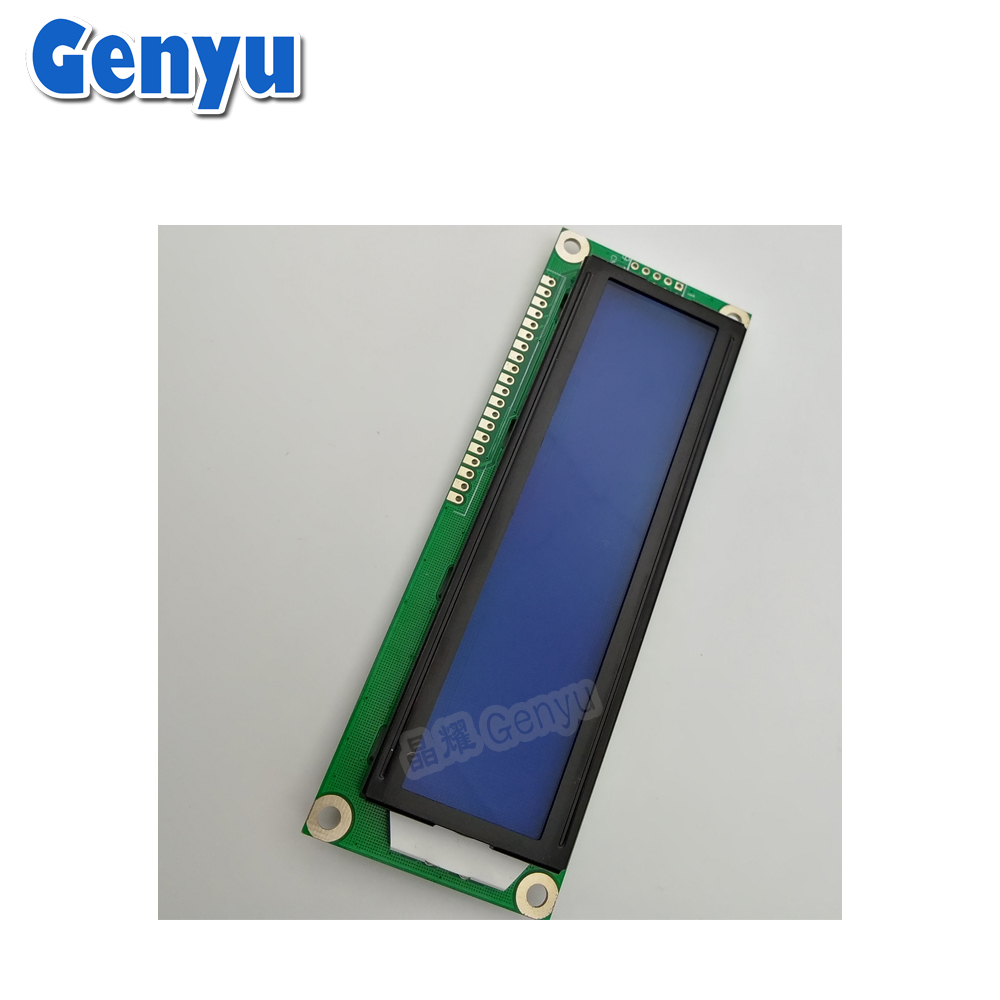 122x44 mm 160x32 Dot COB LCD Screen STN Blue 16032 LCM Display Module