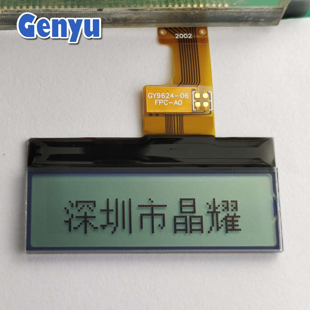 Genyu 1.6 Inch 96x24 Dot Matrix LCD Fstn Graphic Display Manufacturer