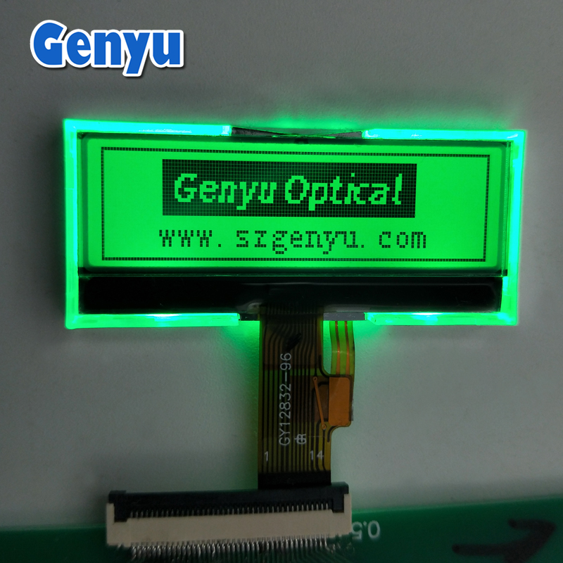 Genyu Custom COG LCD 1.6 Inch 128*32 Dot Matrix LCD Display