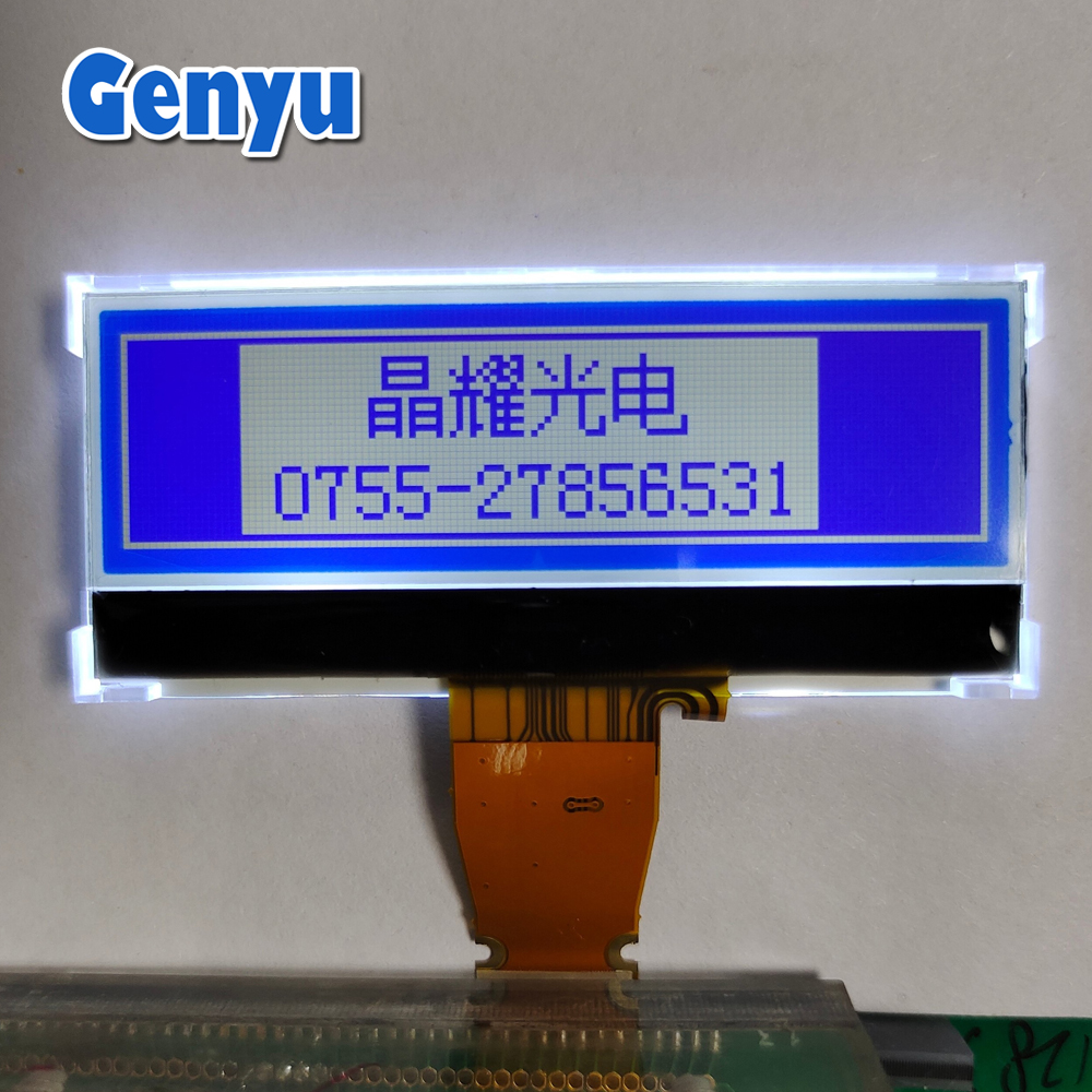 Genyu 2.2 inch 128x32 Dot Stn Blue LCD Display COG LCD