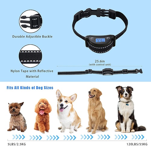 IP67 Rechargeable Automatic Bark Collar