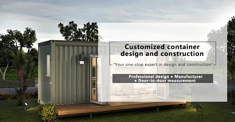  okomoko ịgbasawanye na mpịachi Portable Sunroom Mobile Container Ụlọ nwere kichin 