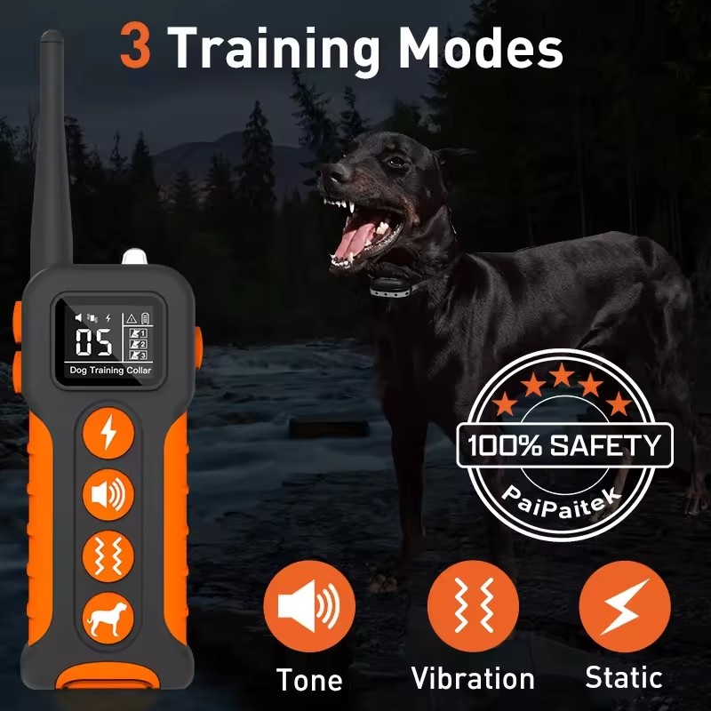 No Shock Dog Training Collar with Remote