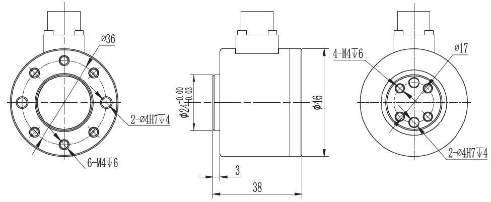 MT501C 3 Axis Force Sensor