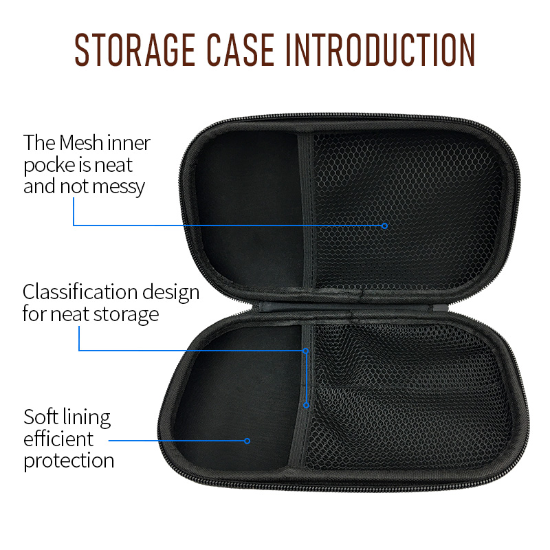  Estuche protector rígido de EVA para viajes al aire libre para lámpara 