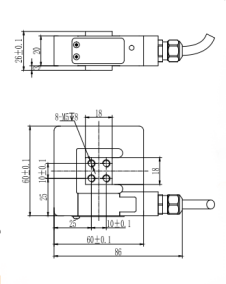 MT502B3 3 Axis Force Sensor