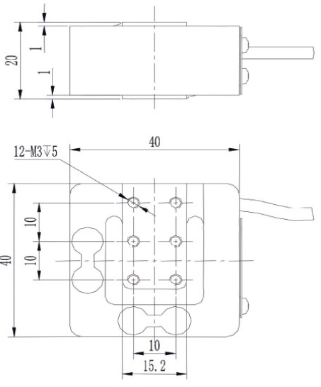 MT502 3 Axis Force Sensor