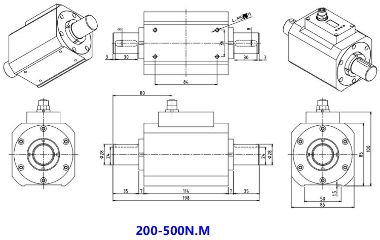 TQ908F Dynamic Torque Sensor