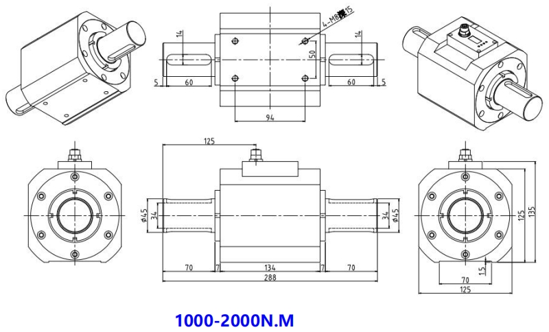 TQ908F Dynamic Torque Sensor