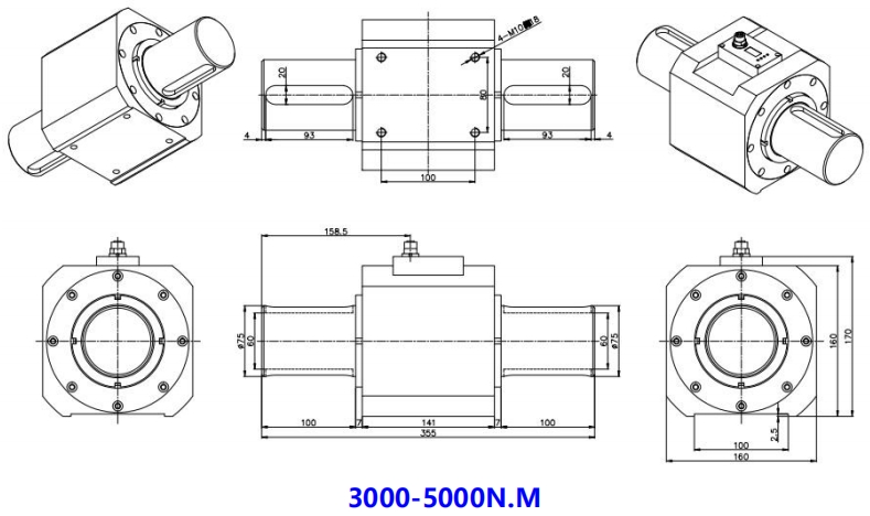 TQ908F Dynamic Torque Sensor