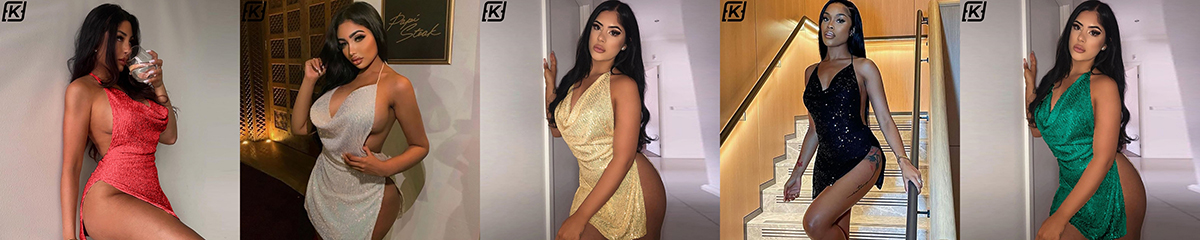 Sexy backless dress for women