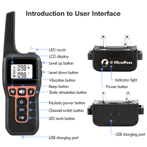 Adjustable NO shock bark collar