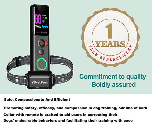 IP67 Waterproof Electric Dog Training Collar with Remote