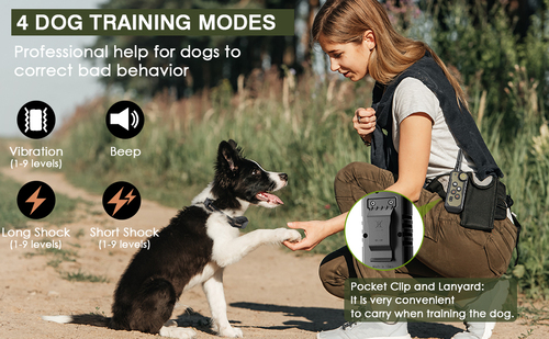 Smart shock bark collar