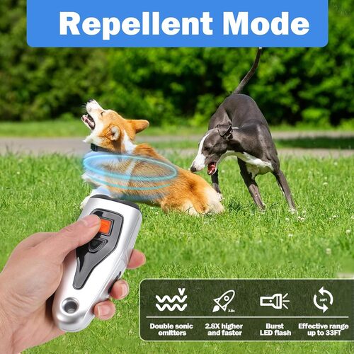 Dog Barking Deterrent with LED Flashlight