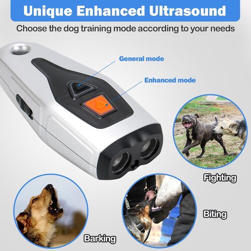 Dog Barking Deterrent with LED Flashlight