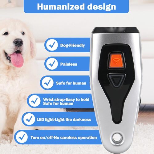 Dog Barking Deterrent with LED Flashlight