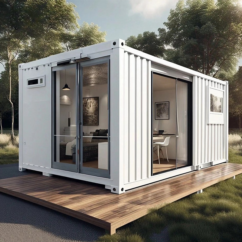 Flat Pack Single Apartment Steel Mobile Portable Expandable Container House