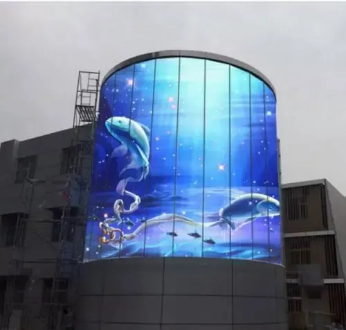 Multiple Roles and Wide Applications of Outdoor Transparent LED Displays