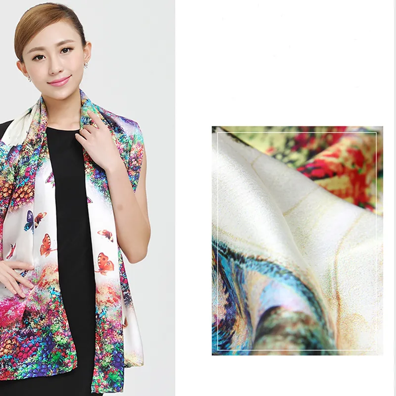 Silk Digital Printing Shawl