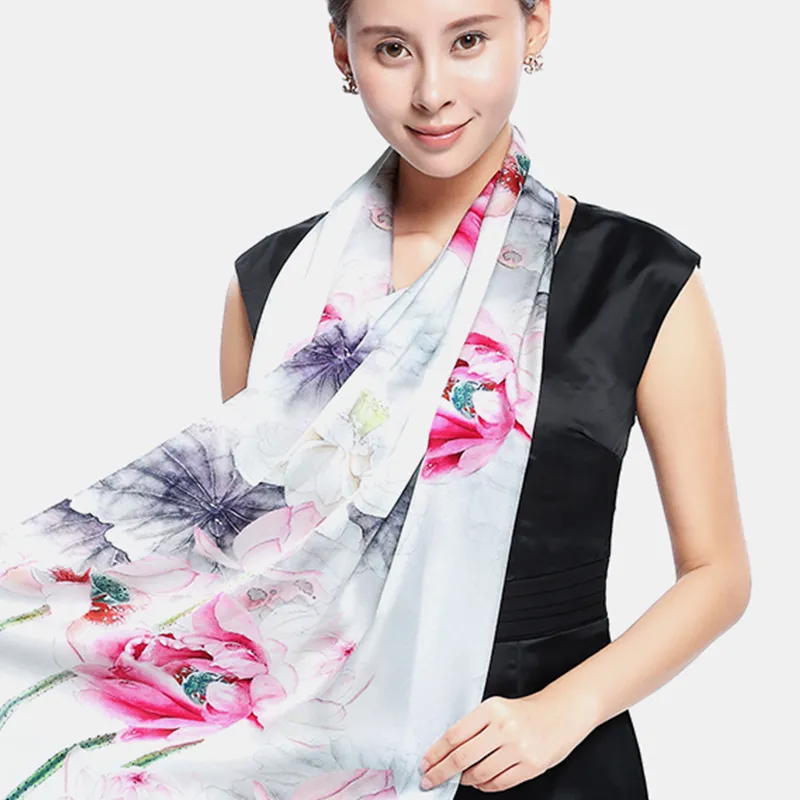 Silk Digital Printing Shawl