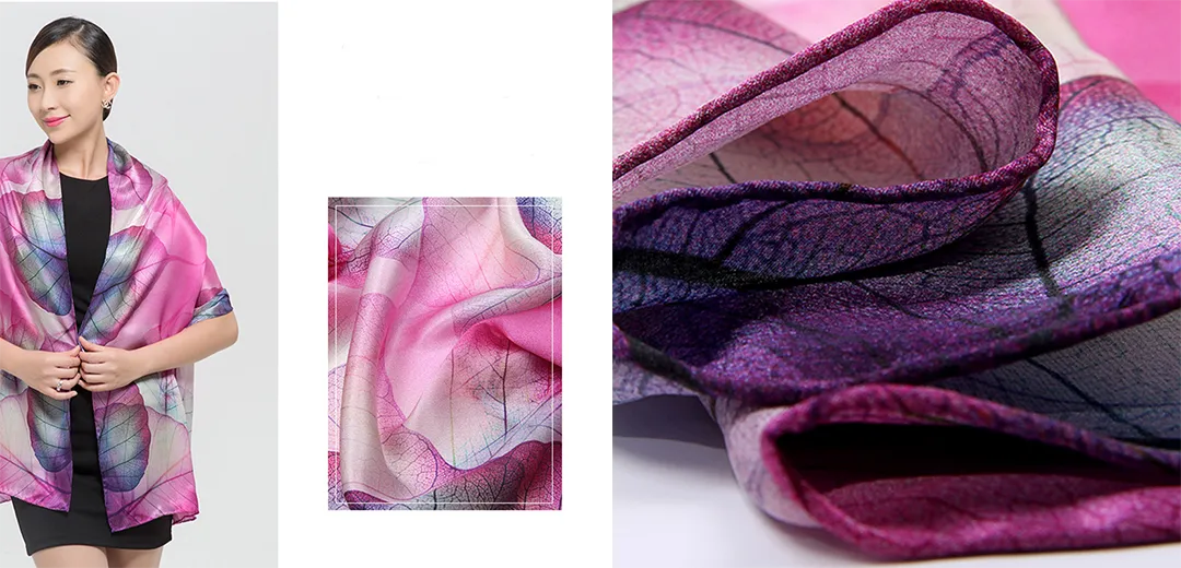 Silk Digital Printing Shawl