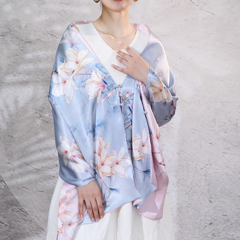 Double-Side Digital Printing Shawl