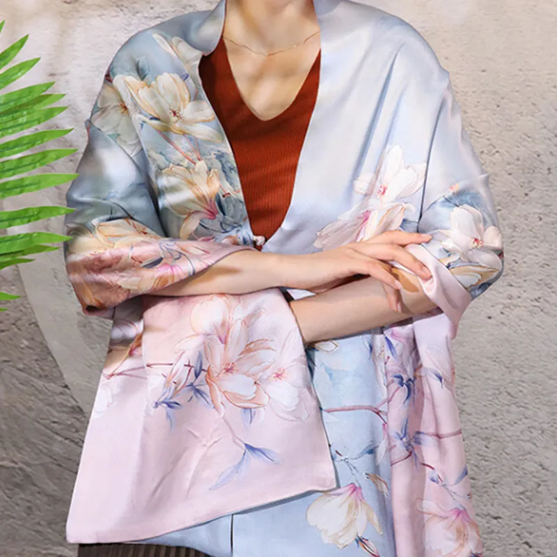 Double-Side Digital Printing Shawl