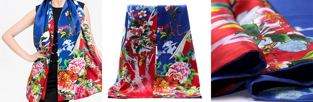 Double-Side Digital Printing Shawl