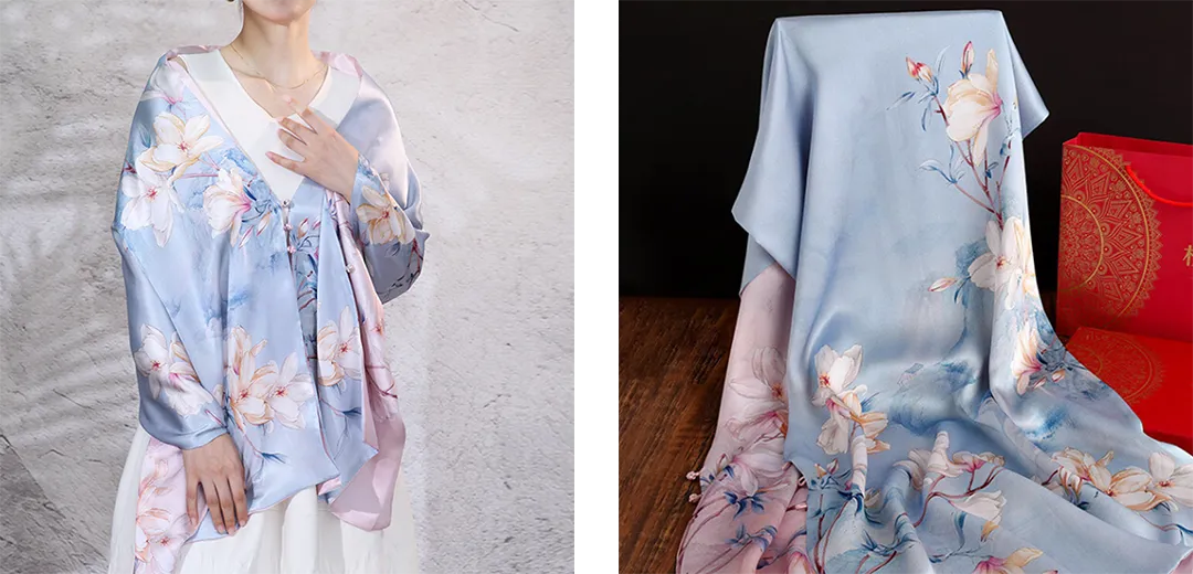 Double-Side Digital Printing Shawl